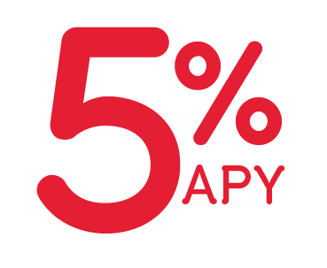 5% APY